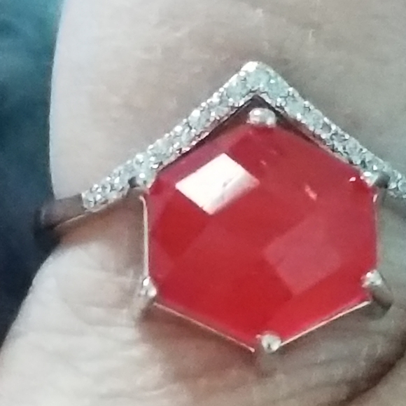 RED QUARTZ RING - Picture 5 of 10